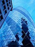 View of the Gherkin, London, England