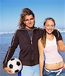 Portrait of Couple on Beach