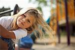 Portrait of Girl at Playground