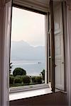 Looking Out Window at Grand Hotel Villa Serbelloni, Bellagio, Italy