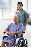 Doctor with Patient in Wheelchair