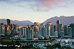 Skyline de Vancouver, en Colombie-Britannique, Canada