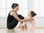 Ballet Student With Instructor