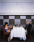 Couple in Restaurant