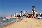 Beach in Tel Aviv, Israel