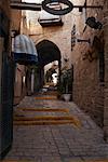 Galeries, vieille ville de Jaffa, Tel Aviv, Israël de l'artiste