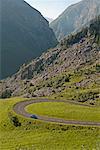 Straße durch die französischen Alpen, Frankreich