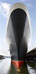 Queen Mary 2 sur la rivière Hudson, New York City, New York, États-Unis