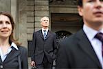 Businessman In Front of Building