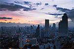 Skyline im Morgengrauen, Bangkok, Thailand