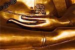 Close-up of Hands of a Buddha Statue, Bangkok, Thailand