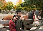 Portrait de Couple avec cheval