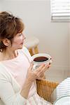 Woman Drinking Coffee