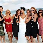 Bridal Party sur la plage