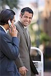 Businessmen Walking Outdoors