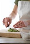 Woman Chopping Onions