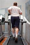 Man Using Treadmill
