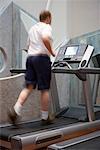 Man Using Treadmill