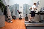 Man Using Treadmill