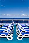 Deck Chairs on Cruise Ship