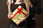Couple, Holding Gift
