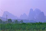 Karst paysage, Yangshuo, Guangxi Province, China