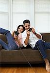 Couple Playing Video Game