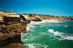 Vue panoramique sur les récifs de Coronado, San Diego, Californie, USA