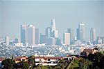 Panoramic view of Los Angeles, Los Angeles, California, USA