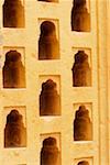 Shelves carved on the wall, Rajmahal, Jaisalmer, Rajasthan, India