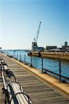 Pier over a river, Boston, Massachusetts, USA