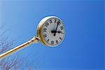 Low angle view of a clock, Spain