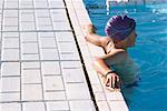 Boy in Swimming Pool