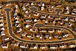 Luftbild des Stadtteils der einzelnen Häuser