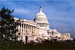 Low angle view of a government building, Capitol Building, Washington DC, USA