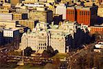 Aerial view of buildings in a city, Old Executive Office Building, Washington DC, USA