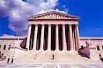 Facade of a government building, US Supreme Court, Washington DC, USA