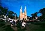 Cathédrale Notre Dame, du Vietnam Ho Chi Minh-ville (anciennement Saigon)