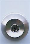 Lock in a door knob