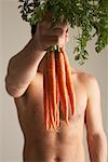Man Holding Carrots