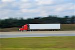 Transport Truck on Highway