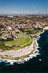 Aerial View of Wylie's Baths, Coogee, Sydney, New South Wales, Australia