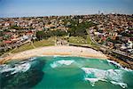Aerial View of Bronte, Sydney, New South Wales, Australia