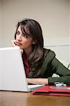 Woman Working on Bookkeeping