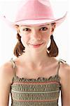 Girl in Pink Cowboy Hat