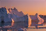 Iceberg, Iluissat, baie de Disko, au Groenland