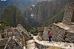 Mit Blick auf Machu Picchu, Peru