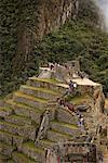 Mit Blick auf Machu Picchu, Peru