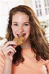 Girl Eating Cookie