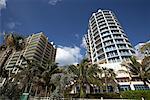 Extérieur des bâtiments, South Miami Beach, Miami, Florida, USA